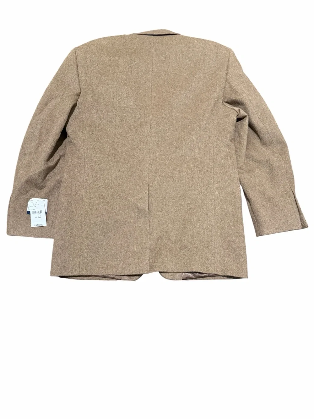 Stafford Light Brown Herringbone Sport MEN BLAZER ,SZ40, NWT,100%camel